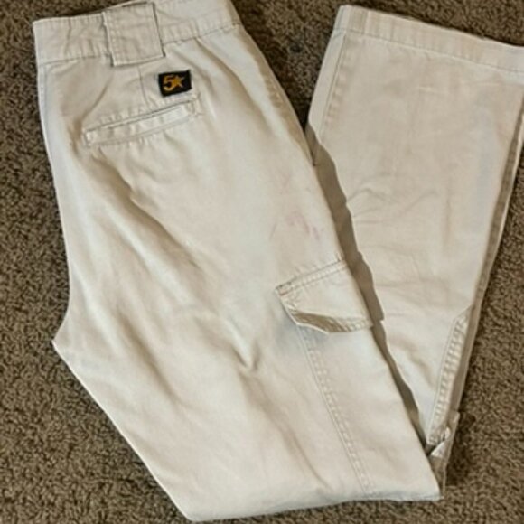 Womens Khaki Cargo Pants - Picture 3 of 8